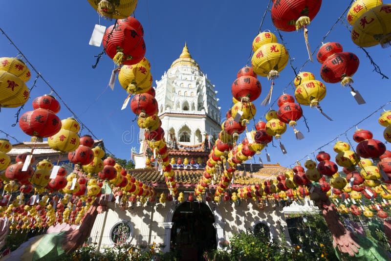 Kek Lok Si Chinese Buddhist Temple Penang Malaysia stock photography Kek Lok Si Chinese Buddhist Temple Penang Malaysia stock photography
