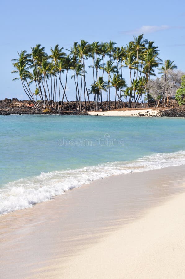 Kekaha Kai State Park, Hawaii S Big Island Stock Image Image of