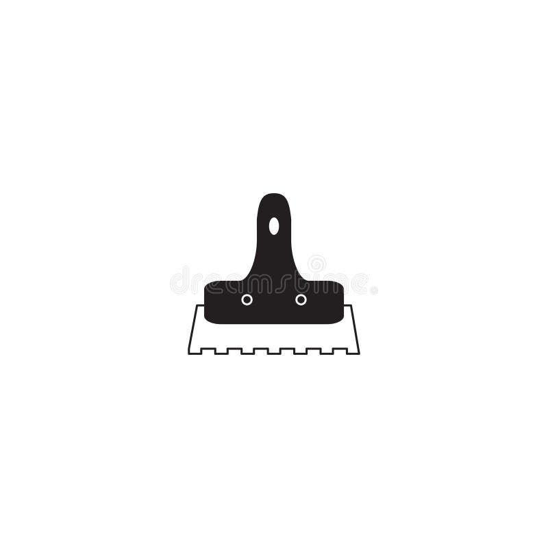 Kelle mit Fliese vektor abbildung. Illustration von dachdecker - 107203273