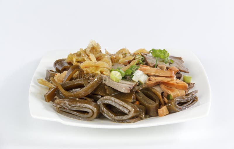 Kelp and dried bean curd stock image. Image of meal, nigiri 87595437