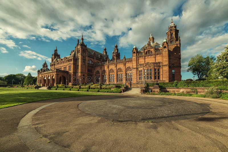 Kelvingrove Art Gallery y museo, Glasgow, Reino Unido fotos de archivo Kelvingrove Art Gallery y museo, Glasgow, Reino Unido fotos de archivo