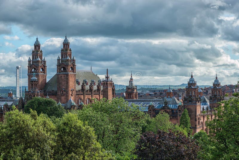 Kelvingrove Art Gallery y museo, Glasgow, Reino Unido imágenes de archivo libres de regalías Kelvingrove Art Gallery y museo, Glasgow, Reino Unido imágenes de archivo libres de regalías