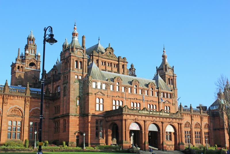 Kelvingrove Museum Glasgow stock photo. Image of structure 1891776