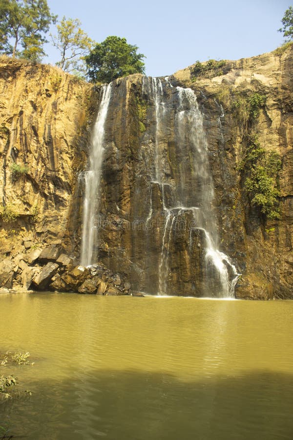 Kendai fall a picnic spot at korba , chhattisgarh, india stock photography Kendai fall a picnic spot at korba , chhattisgarh, india stock photography