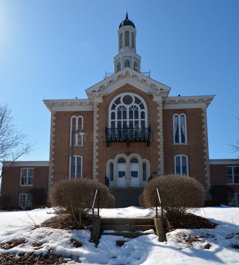 Kendall County Courthouse fotografia editoriale. Immagine di stile