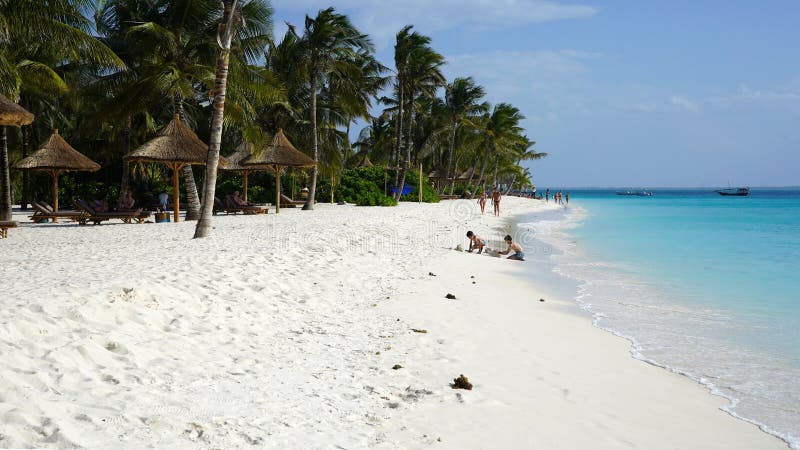 Kendwa strand, Zanzibar royaltyfria bilder Kendwa strand, Zanzibar royaltyfria bilder