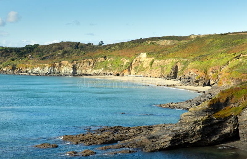 Kenneggy Sand Cornwall England near Praa Sands and Penzance