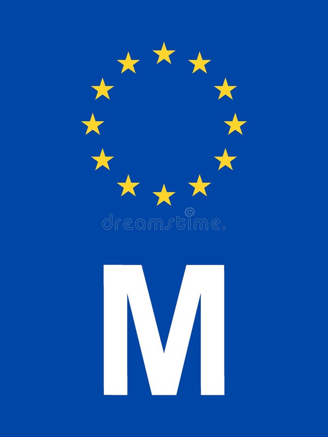 Kennzeichen des Landes Malta stock abbildung