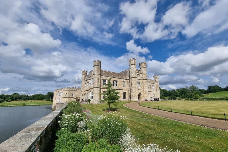Kent, England, June 15, 2022 the Famous Leeds Castle in England