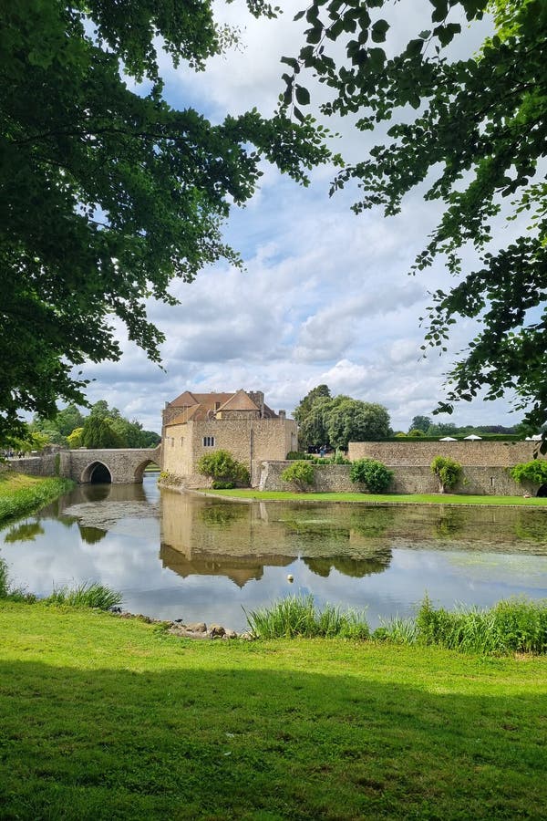 Kent, England, June 15, 2022 the Famous Leeds Castle in England