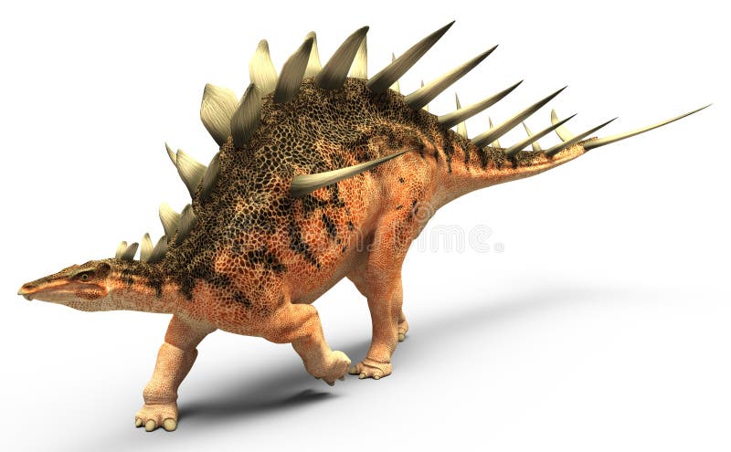 Kentrosaurus aethiopicus 3d illustrazione