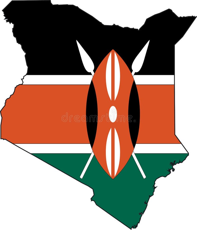 kenya mapa ilustracja wektor kenya mapa ilustracja wektor