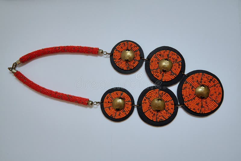 Kenyan Traditional Jewelry. Stock Photo Image of decor, decorative