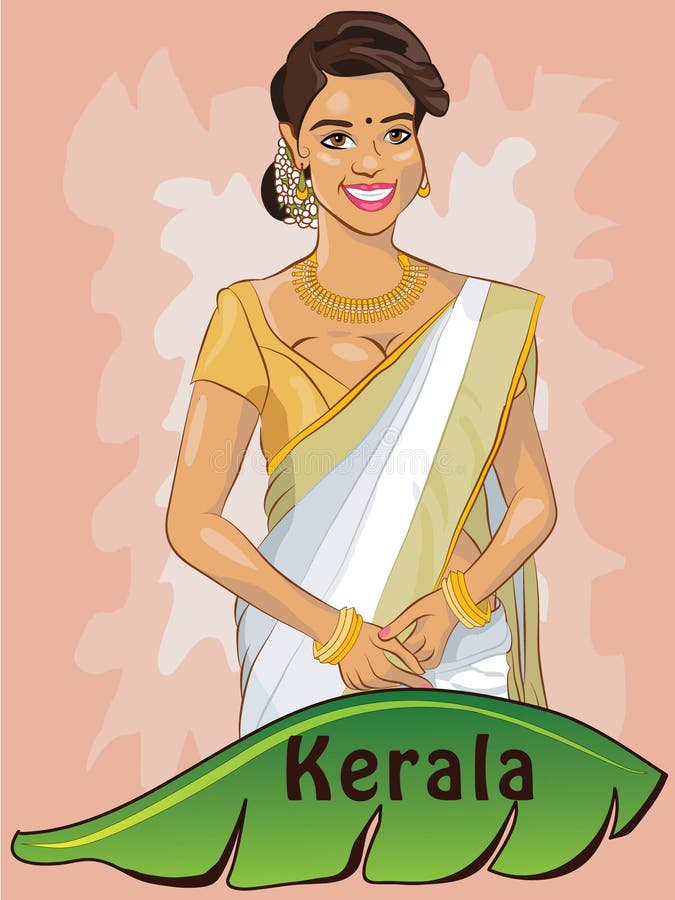 Kerala Lady Stock Illustrations – 289 Kerala Lady Stock Illustrations,  Vectors & Clipart - Dreamstime