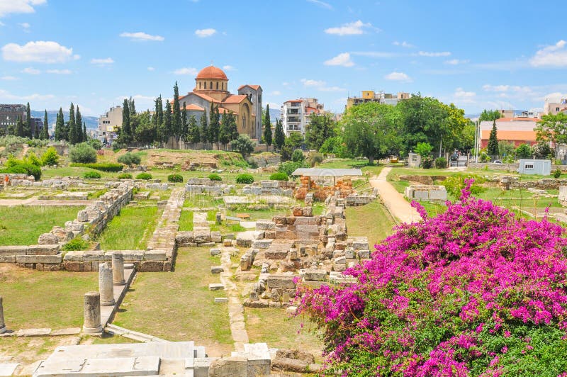 Kerameikos, Αθήνα, Ελλάδα στοκ εικόνα