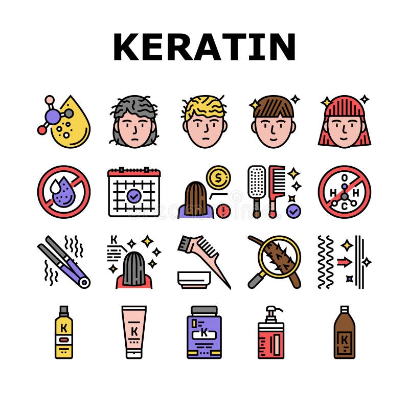 Keratin Application Stock Illustrations – 151 Keratin Application Stock ...