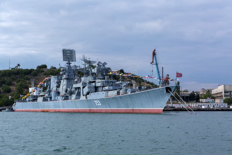 Kerch 753 was a Kara-class missile cruiser of the Soviet and later Russian Navy.