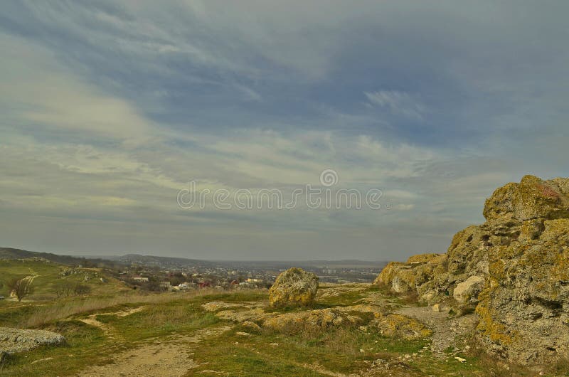 Kerch is a city in eastern Crimea, on the shore of the Kerch Strait. Earlier names: ital. Bosphoro Cimmerio, Vospro, Cerchio, ancient Greek. Hero City. Kerch is a city in eastern Crimea, on the shore of the Kerch Strait. Earlier names: ital. Bosphoro Cimmerio, Vospro, Cerchio, ancient Greek. Hero City.