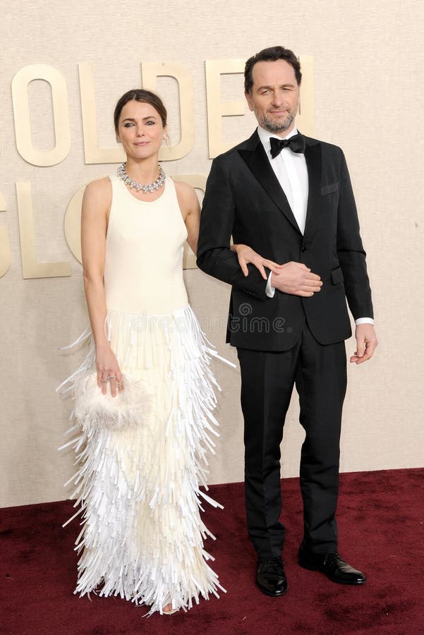 Keri Russell and Matthew Rhys at the 81st Annual Golden Globe Awards held at the Beverly Hilton Hotel in Beverly Hills, USA on January 7, 2024. Keri Russell and Matthew Rhys at the 81st Annual Golden Globe Awards held at the Beverly Hilton Hotel in Beverly Hills, USA on January 7, 2024