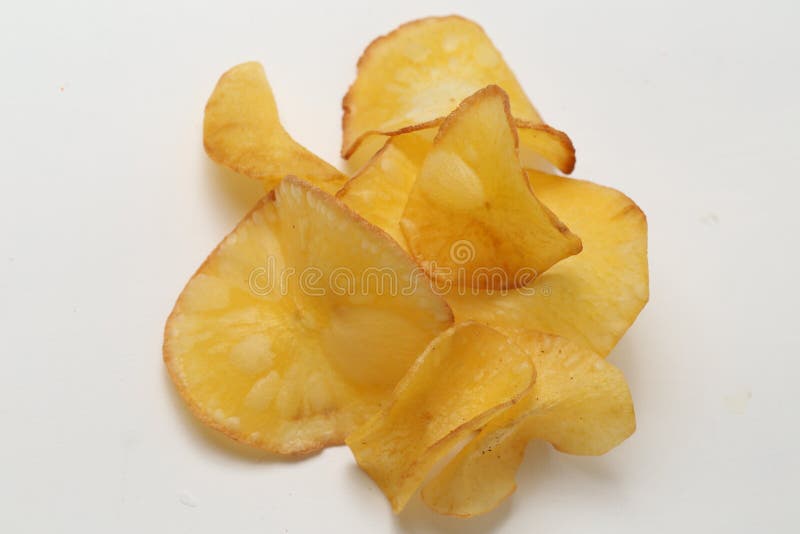 Keripik singkong or Cassava chips.