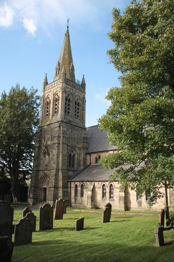 A Stone built Church & Graveyard at Alston in Cumbria, Northern England. A Stone built Church & Graveyard at Alston in Cumbria, Northern England