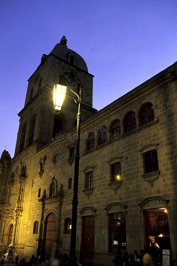 Kerk- Bolivia stock foto