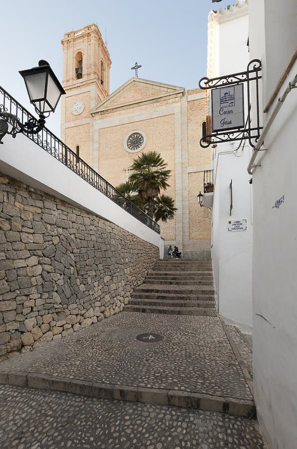 Kerk van Onze Dame van Consuelo in Altea stock foto's Kerk van Onze Dame van Consuelo in Altea stock foto's