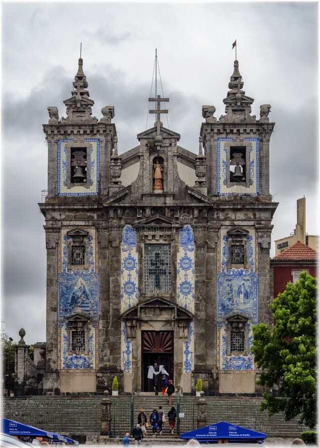 Kerk van saint ildefonso in porto portugal