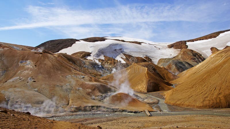 Kerlingarfjoll rhyoliet mountain in centre of Iceland stock photography Kerlingarfjoll rhyoliet mountain in centre of Iceland stock photography
