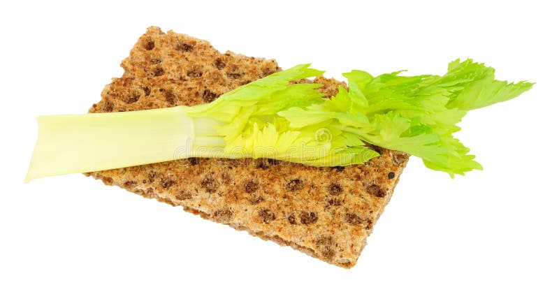 Kernachtig Brood met Lage Selderie - het Voedsel van het caloriedieet