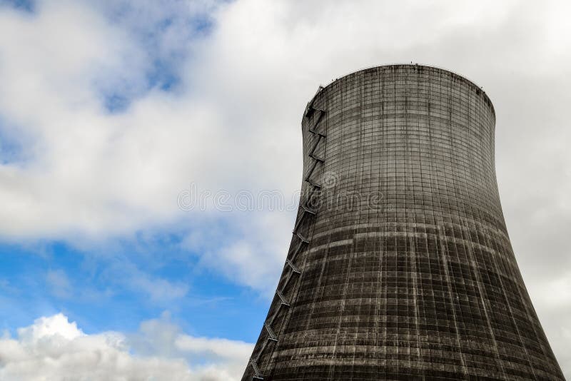 A Nuclear Reactor Cooling Tower. A Nuclear Reactor Cooling Tower