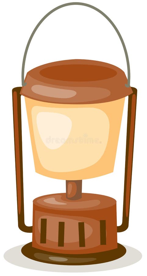 Kerosene lantern stock illustration