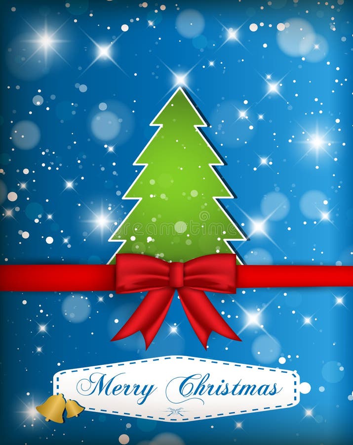 Kerstboom stock illustratie