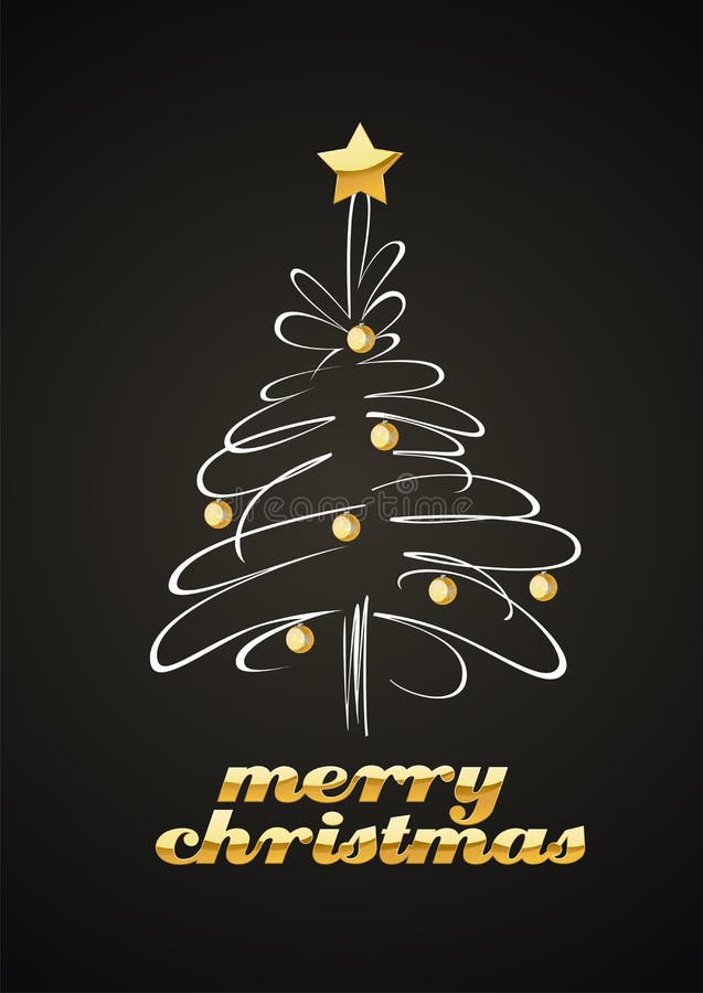 Kerstboom vector illustratie Kerstboom vector illustratie