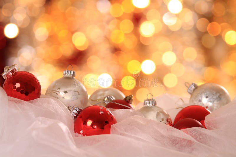 Stockfoto van kerstdecoraties royalty-vrije stock afbeelding