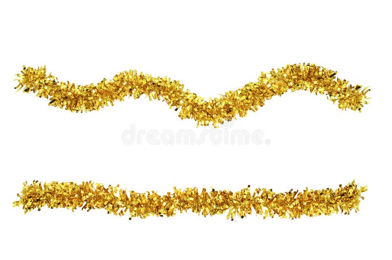 Kerstmis gouden klatergoud voor decoratie