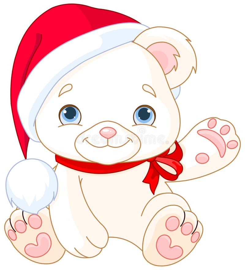 Kerstmis ijsbeer stock illustratie Kerstmis ijsbeer stock illustratie