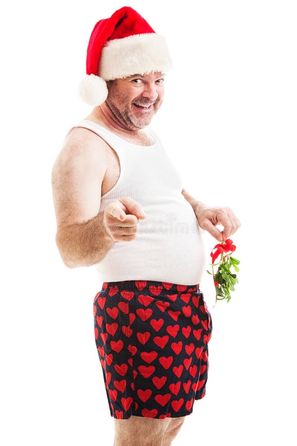Kerstmismaretak - kus daar me onderaan stock fotografie Kerstmismaretak - kus daar me onderaan stock fotografie