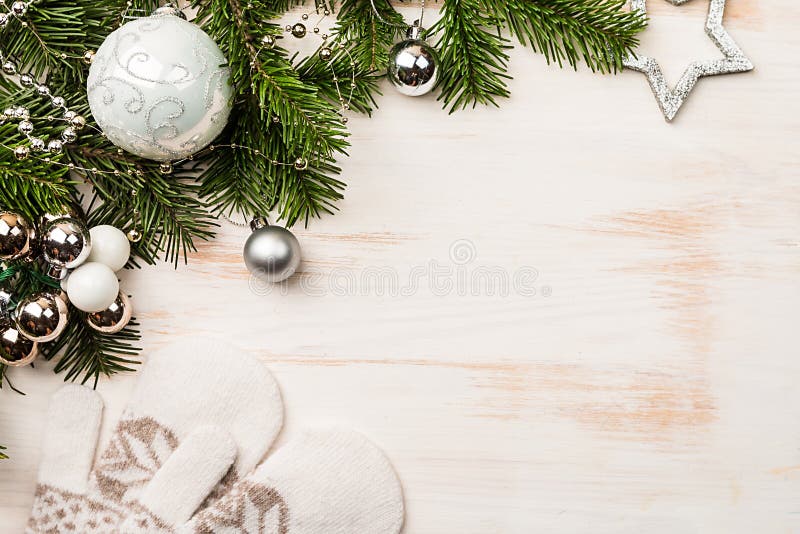 Kerstmissamenstelling met spar stock afbeeldingen Kerstmissamenstelling met spar stock afbeeldingen