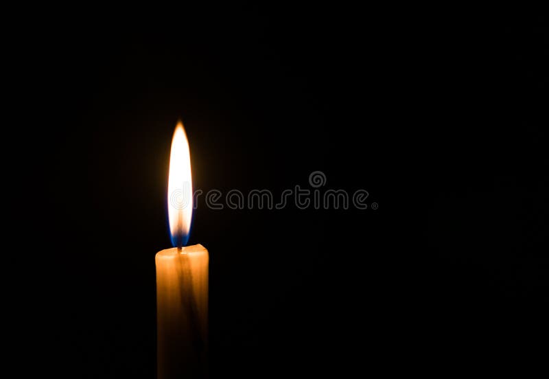 Kerzenlicht-Flamme Gedächtnis, Erinnerung, Trauer, Trauer und Trauer