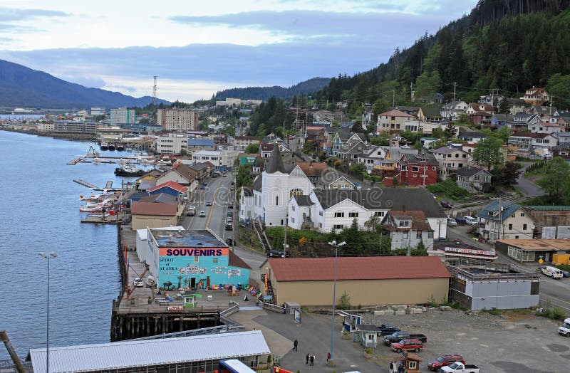 Ketchikan, Alaska USA May 27, 2019 Cruise Ship Coral Princess of