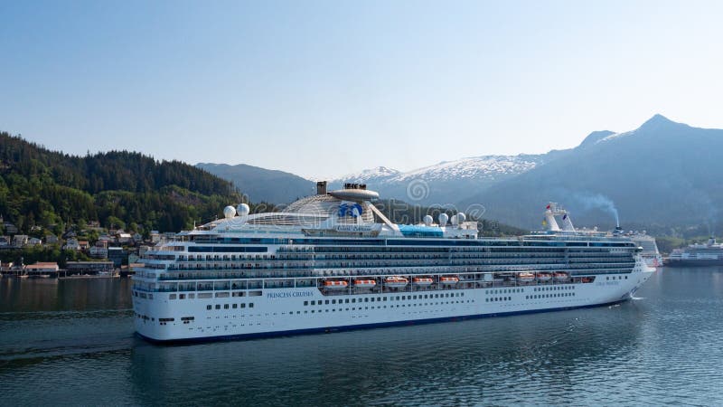 Ketchikan, Alaska USA - May 27, 2019: Cruise Ship Coral Princess of ...