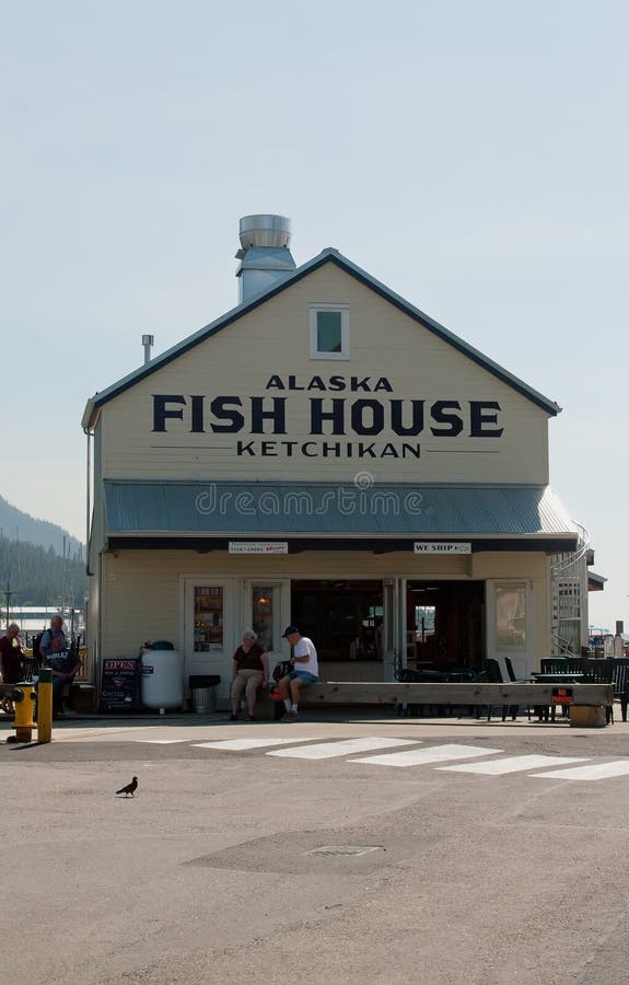 Ketchikan Fish House editorial photo. Image of pigeon 15819236
