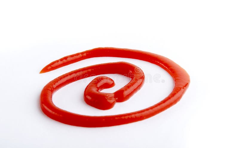 Ketchup isolated on a white background