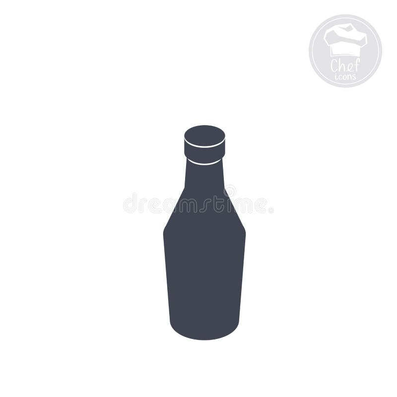 Download Ketchup Bottle With Blank Label Stock Illustration ...