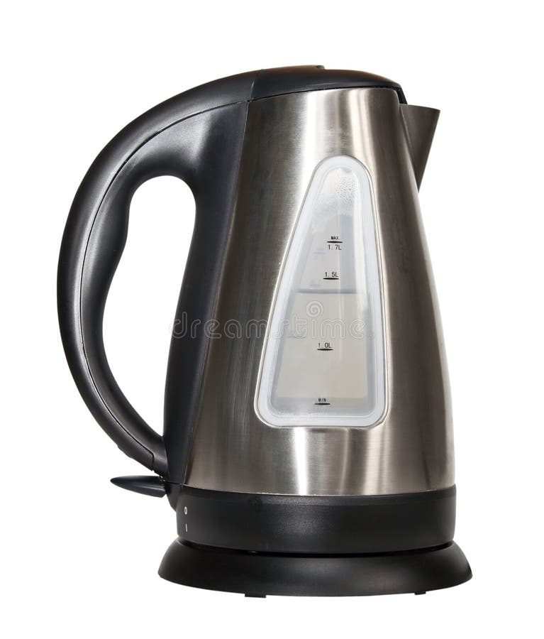 Stainless Steel Electric Kettle With Boiling Water, Abstract Color  Background. Stock Photo, Picture and Royalty Free Image. Image 38082941.