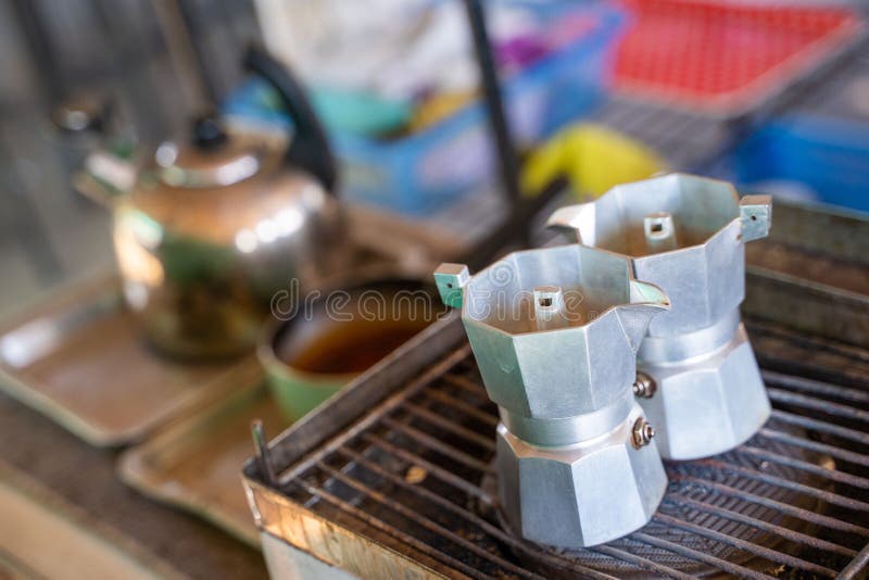 Kettle for Brew Coffee in Coffee Shop Stock Photo Image of barista, drink 174724314