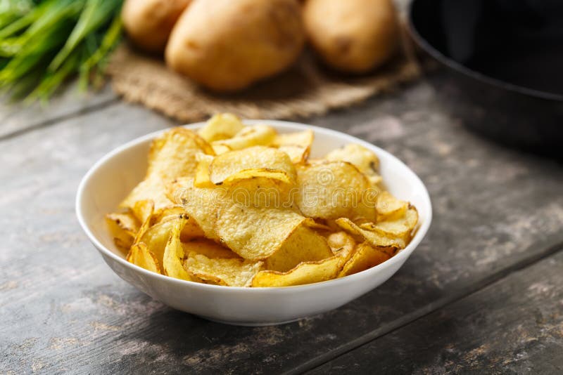 Kettle cooked potato crisps