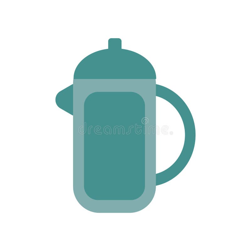 Kettle Icon Vector Isolated On White Background, Kettle Sign Stock