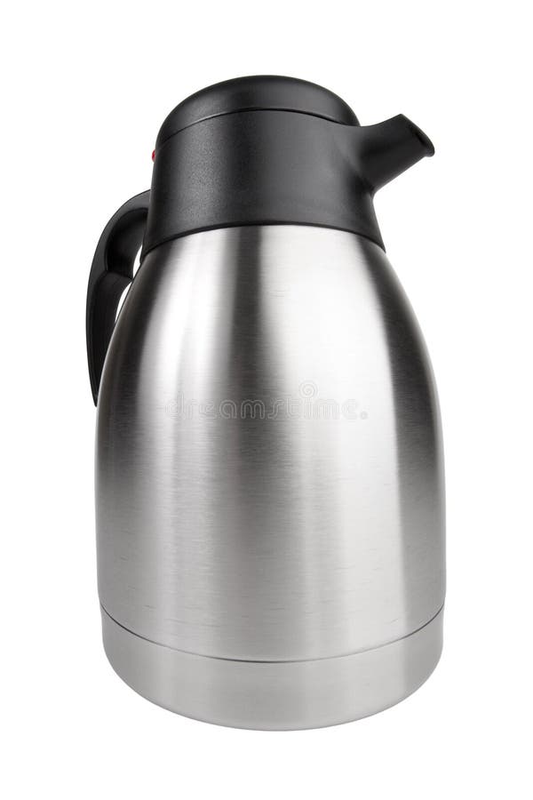 Old teakettle and thermos stock image. Image of heat, ancient 7490383